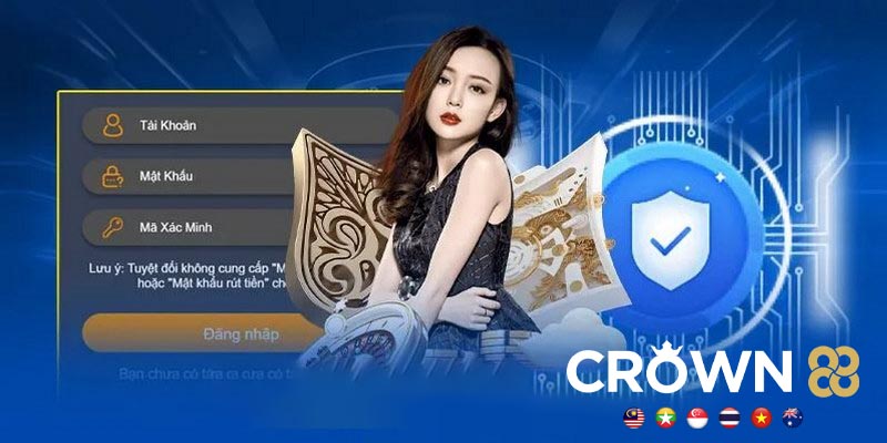 Hướng dẫn đăng nhập CROWN88